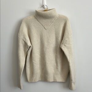 Women’s Madewell Mockneck Cream Sweater